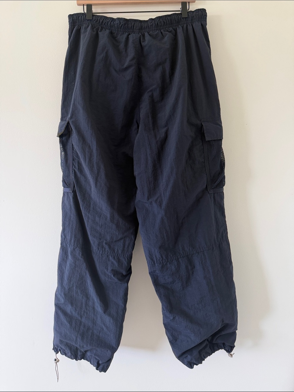 Abercrombie & Fitch Vintage A92 Nylon Cargo Pants Mesh Y2K Parachute 90s - Picture 3 of 13